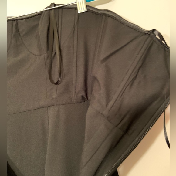 ♦️ NWT BCBG MaxAzria Jamysen Maxi Strapless Formal Dress - Gown Neon Chiffon - Picture 11 of 16